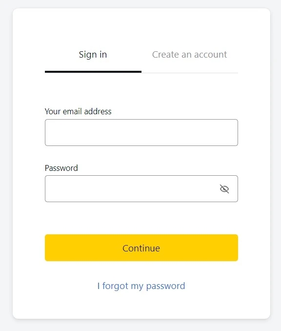 Exness Sign In - Login