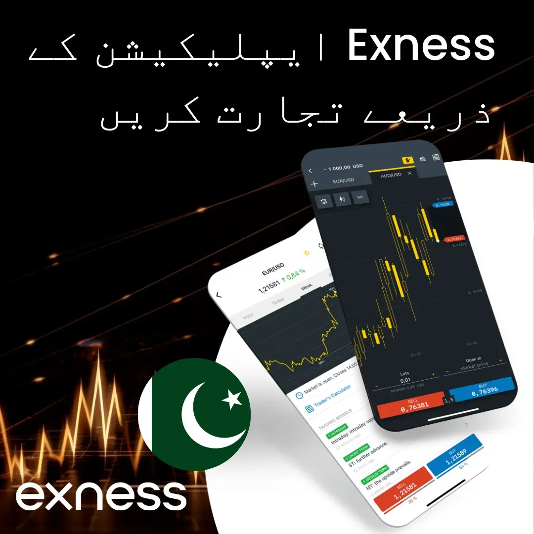 Exness موبائل ایپ کے ذریعے تجارت کریں۔